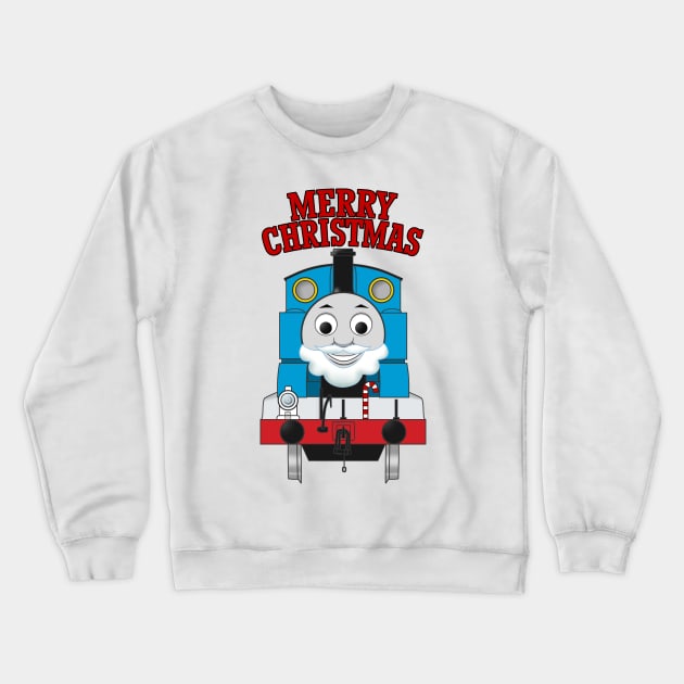 Thomas Merry Christmas Crewneck Sweatshirt by corzamoon